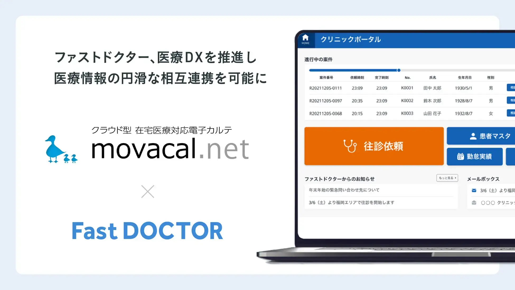 NTTエレクトロニクステクノ社と提携し医療情報の連携を効率的に推進